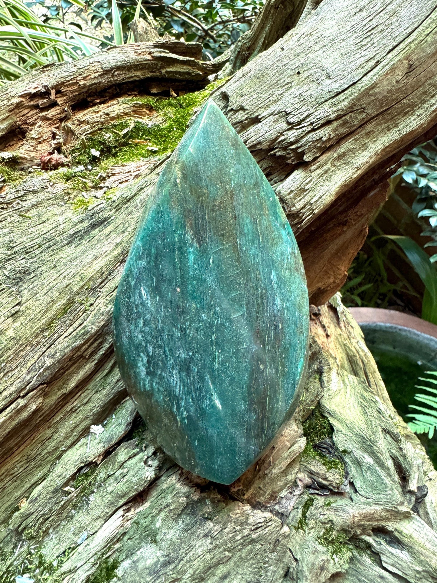 Polished Green Aventurine Fuchsite Free Form 758g 1lb 10.6oz Specimen From Brazil