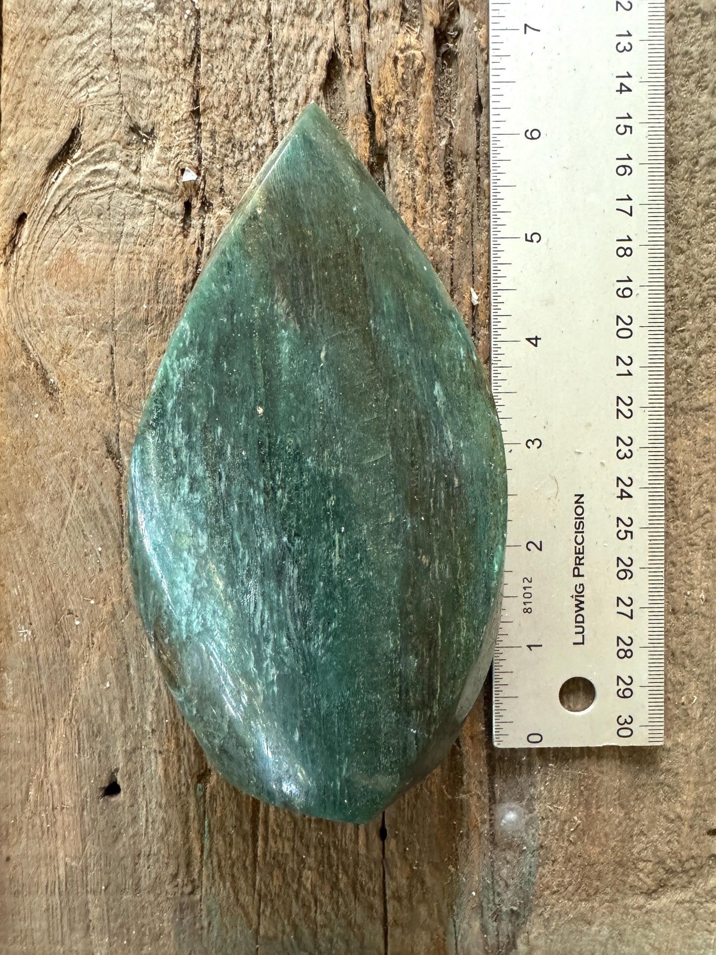 Polished Green Aventurine Fuchsite Free Form 758g 1lb 10.6oz Specimen From Brazil