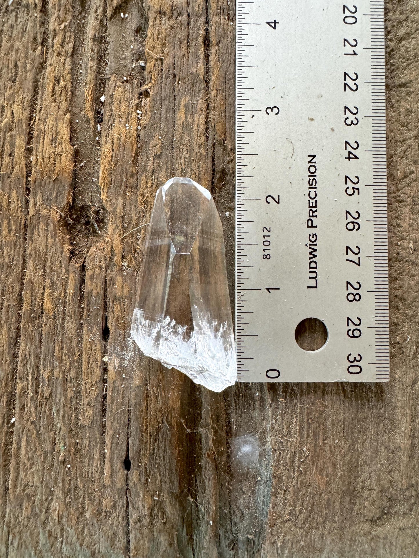 Stunning Columbian Lemurian Optical Quartz Point with Phantom Specimen 41.4g Mineral Crystal