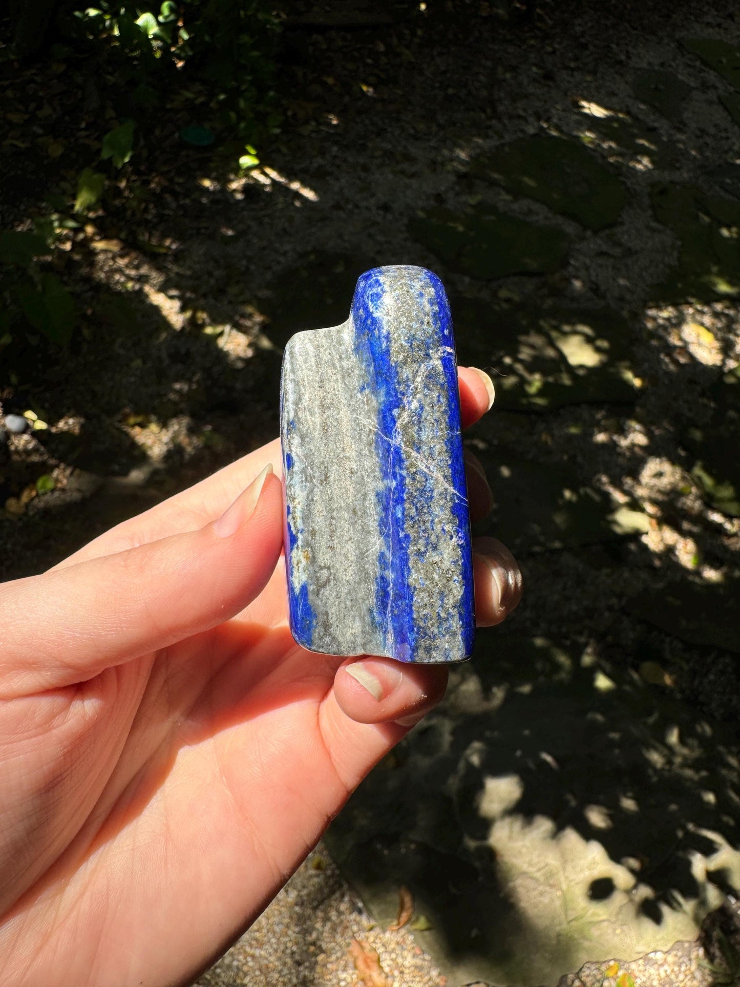 Polished Lapis Lazuli Freestanding Specimen 144g From Afghanistan Display