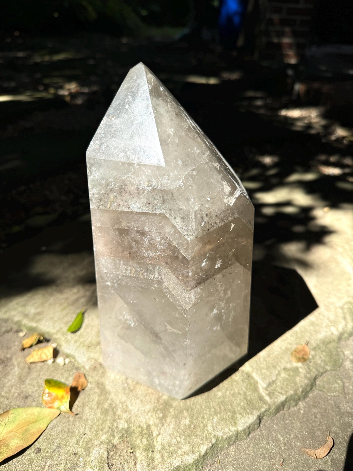 Extra Large Polished Brazilian Lodolite Phantom Quartz 4.94kg 10lbs15.5oz Specimen Minas Gerais Crystals Minerals