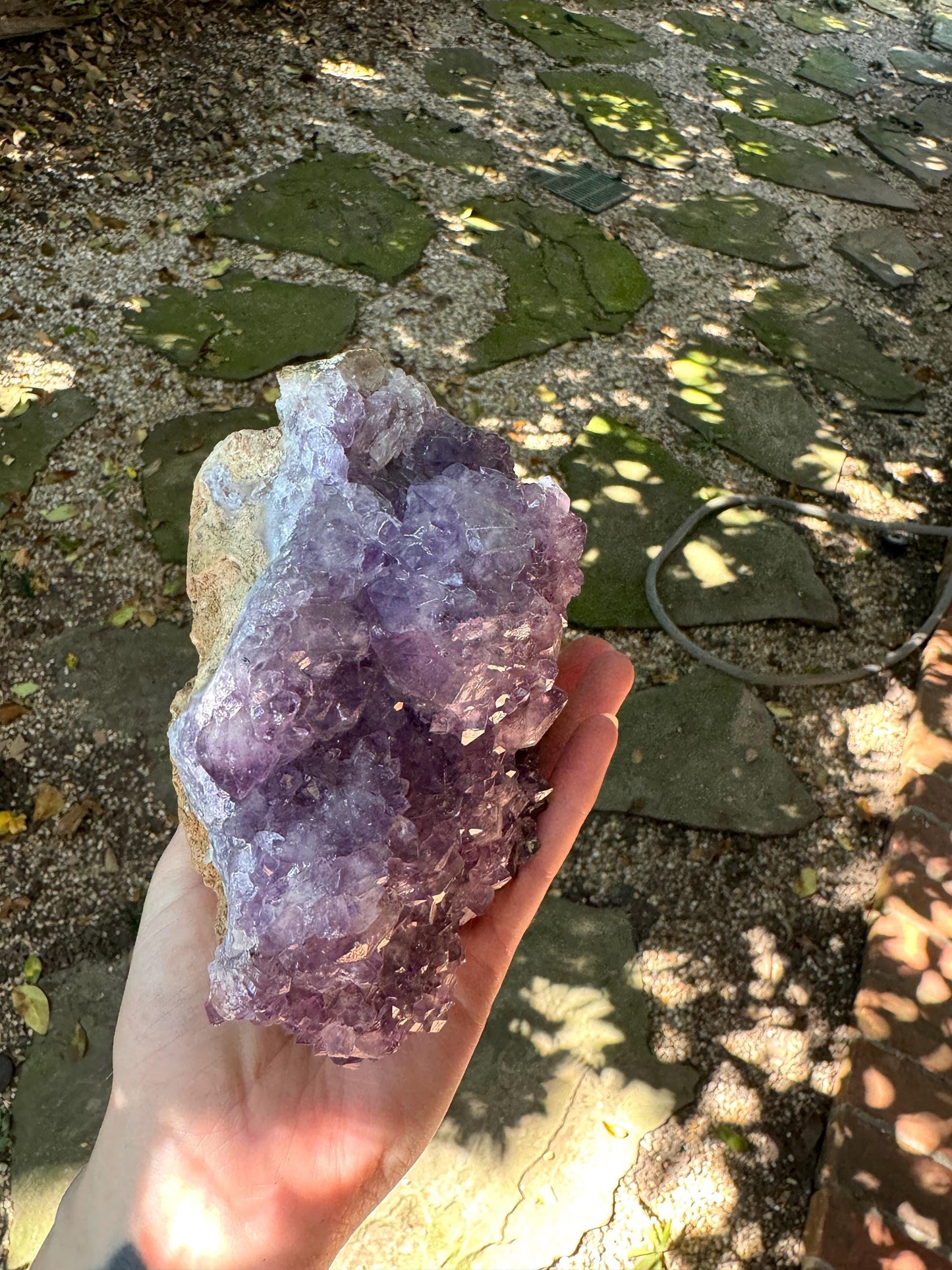 Beautiful Purple Amethyst Cluster Specimen 1.2kg 2lbs 10.6oz from Brazil Mineral Crystal