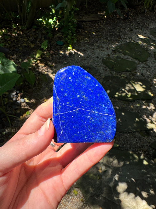 Polished Lapis Lazuli Freestanding Specimen 144g From Afghanistan Display