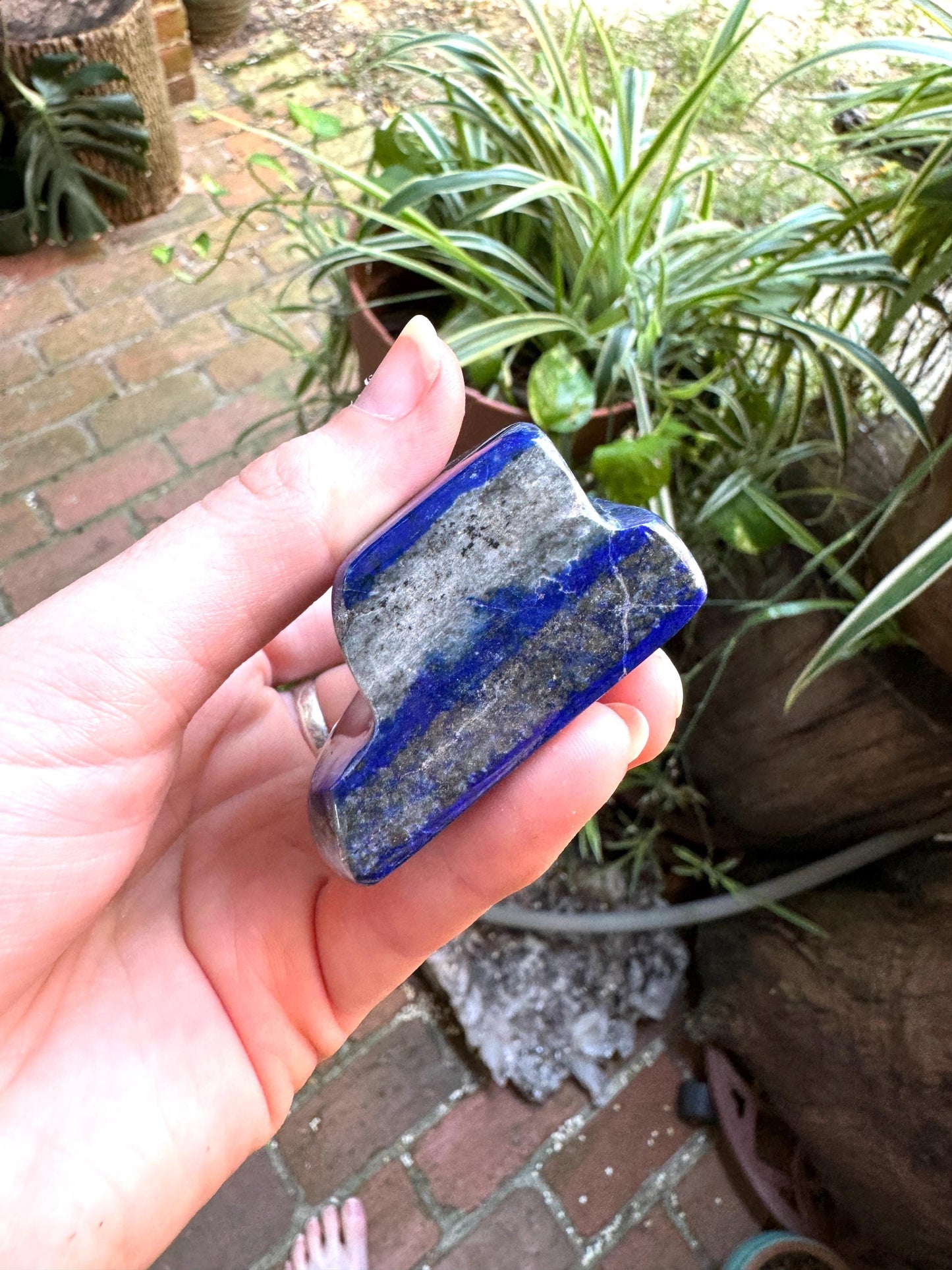 Polished Lapis Lazuli Freestanding Specimen 144g From Afghanistan Display