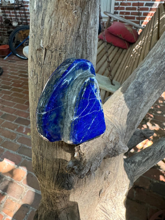 Polished Lapis Lazuli Freestanding Specimen 144g From Afghanistan Display