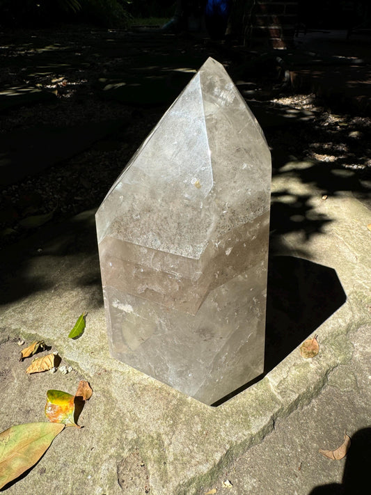 Extra Large Polished Brazilian Lodolite Phantom Quartz 4.94kg 10lbs15.5oz Specimen Minas Gerais Crystals Minerals