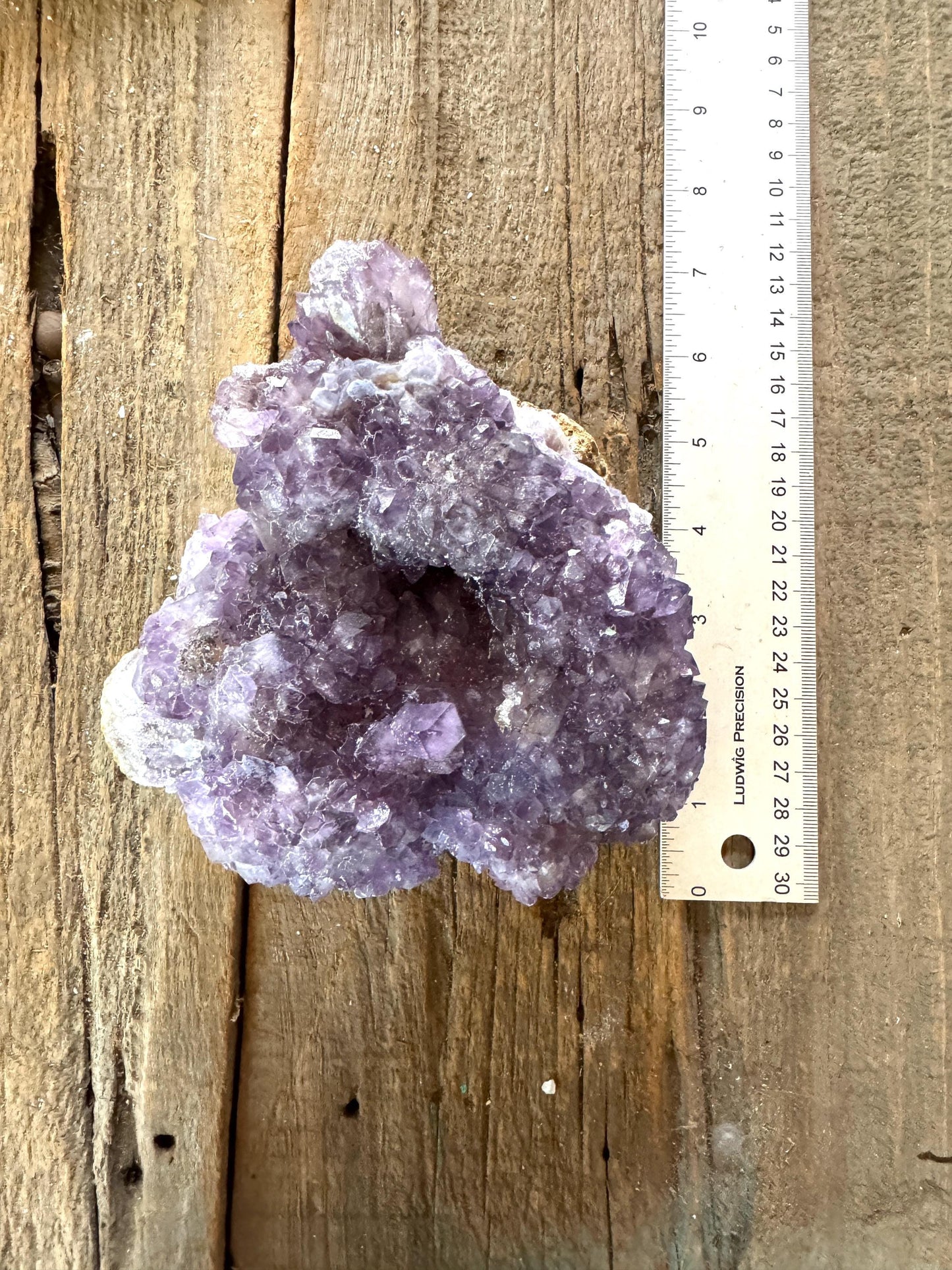 Beautiful Purple Amethyst Cluster Specimen 1.2kg 2lbs 10.6oz from Brazil Mineral Crystal
