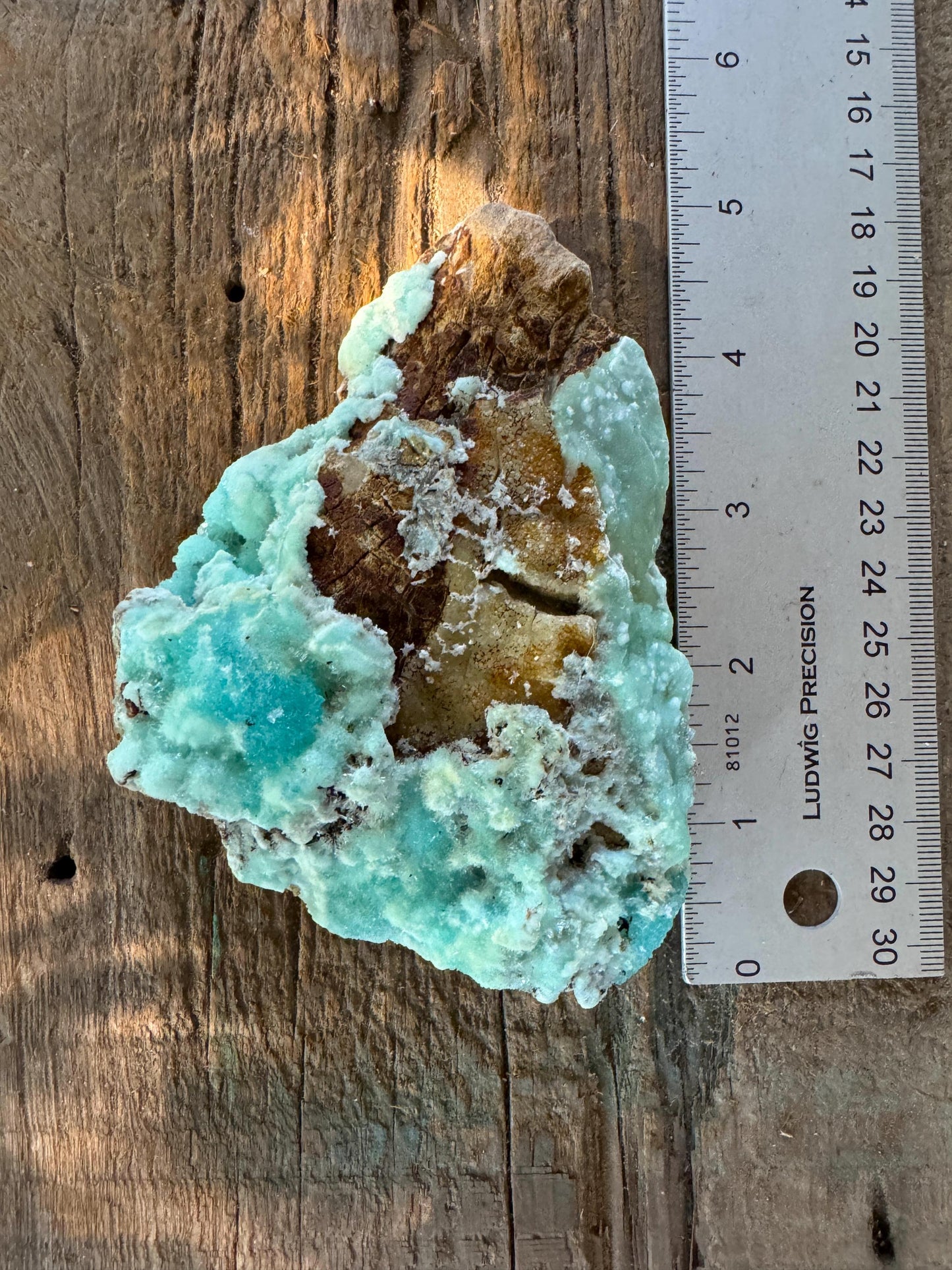 Raw Blue Aragonite Specimen From Afghanistan 283.9g Crystal Mineral