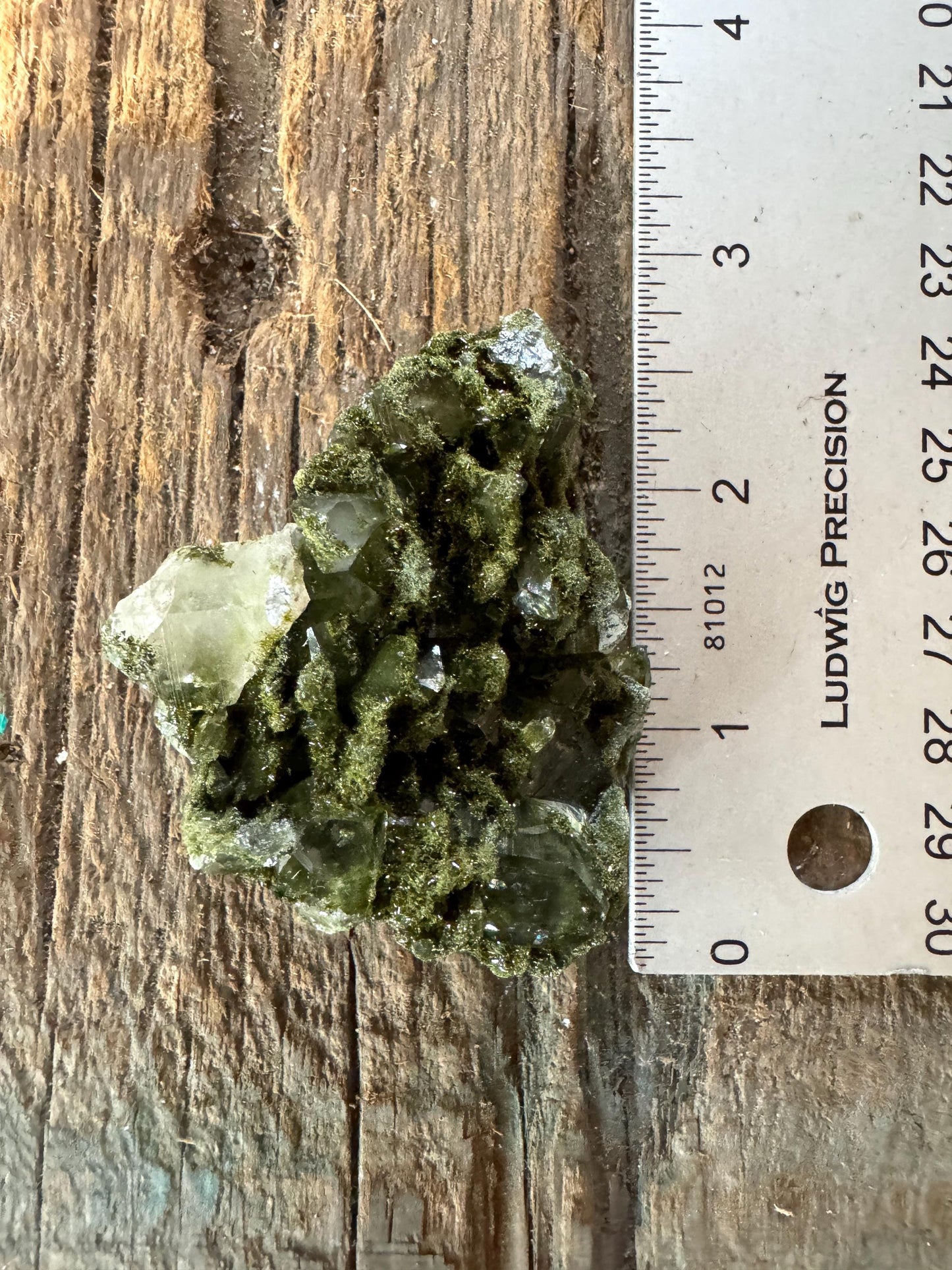 Epidote and Quartz Raw Crystal Specimen 71.1g, From Hakkari, Turkey Mineral Crystal