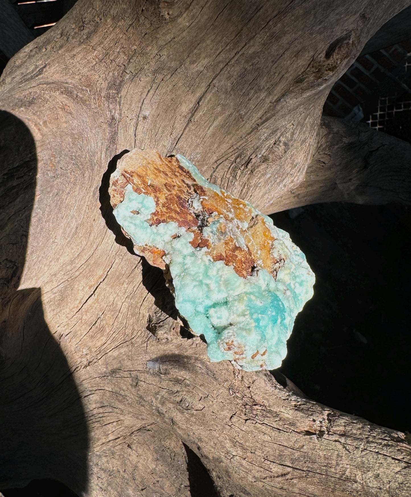 Raw Blue Aragonite Specimen From Afghanistan 283.9g Crystal Mineral