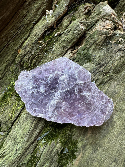 Beautiful Raw Lepidolite Specimen From Minas Gerais Brazil 47.8g Lithium Mineral Crystal