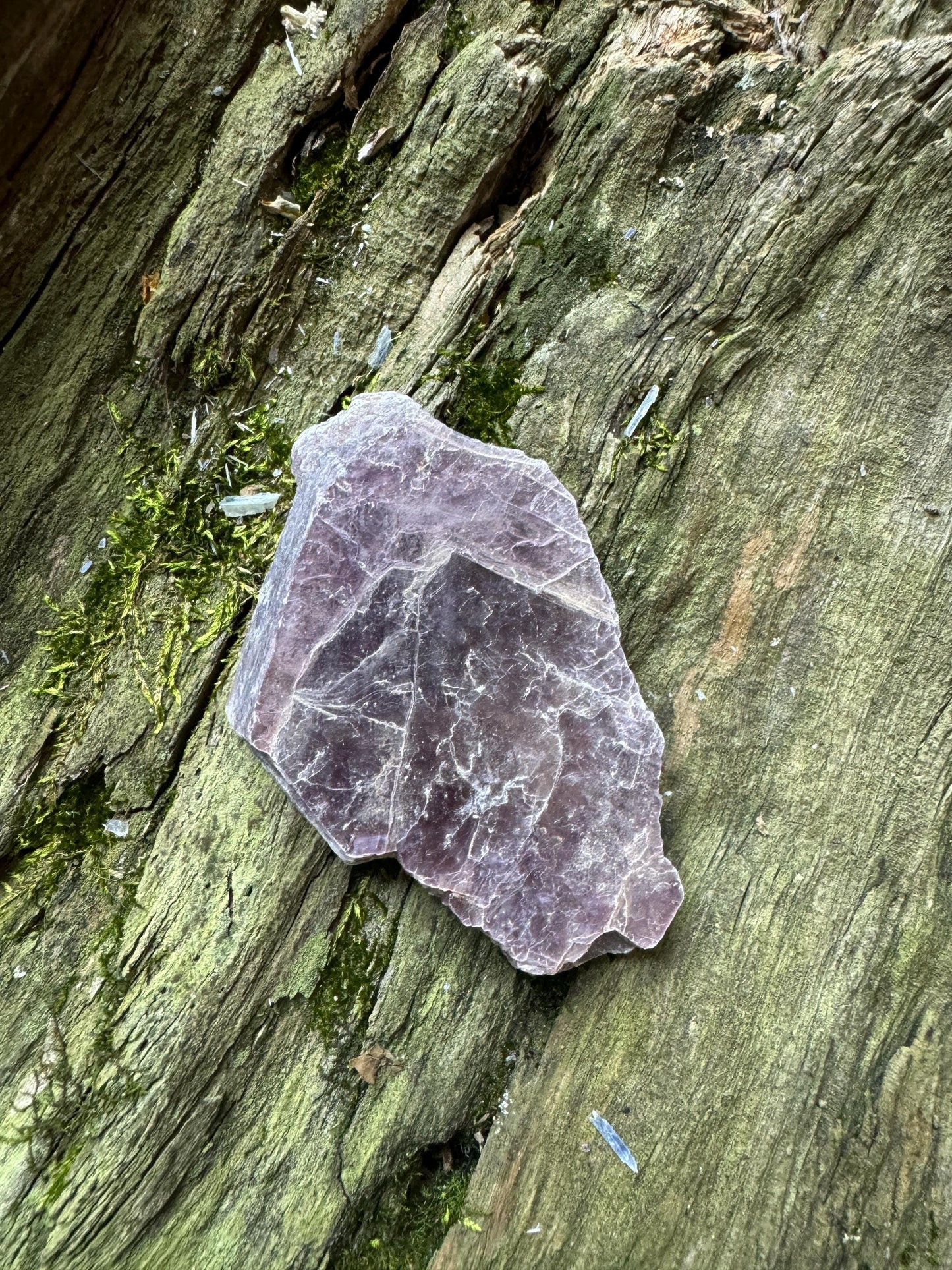 Beautiful Raw Lepidolite Specimen From Minas Gerais Brazil 47.8g Lithium Mineral Crystal