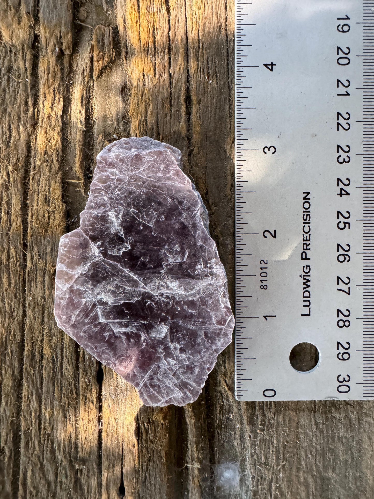 Beautiful Raw Lepidolite Specimen From Minas Gerais Brazil 47.8g Lithium Mineral Crystal
