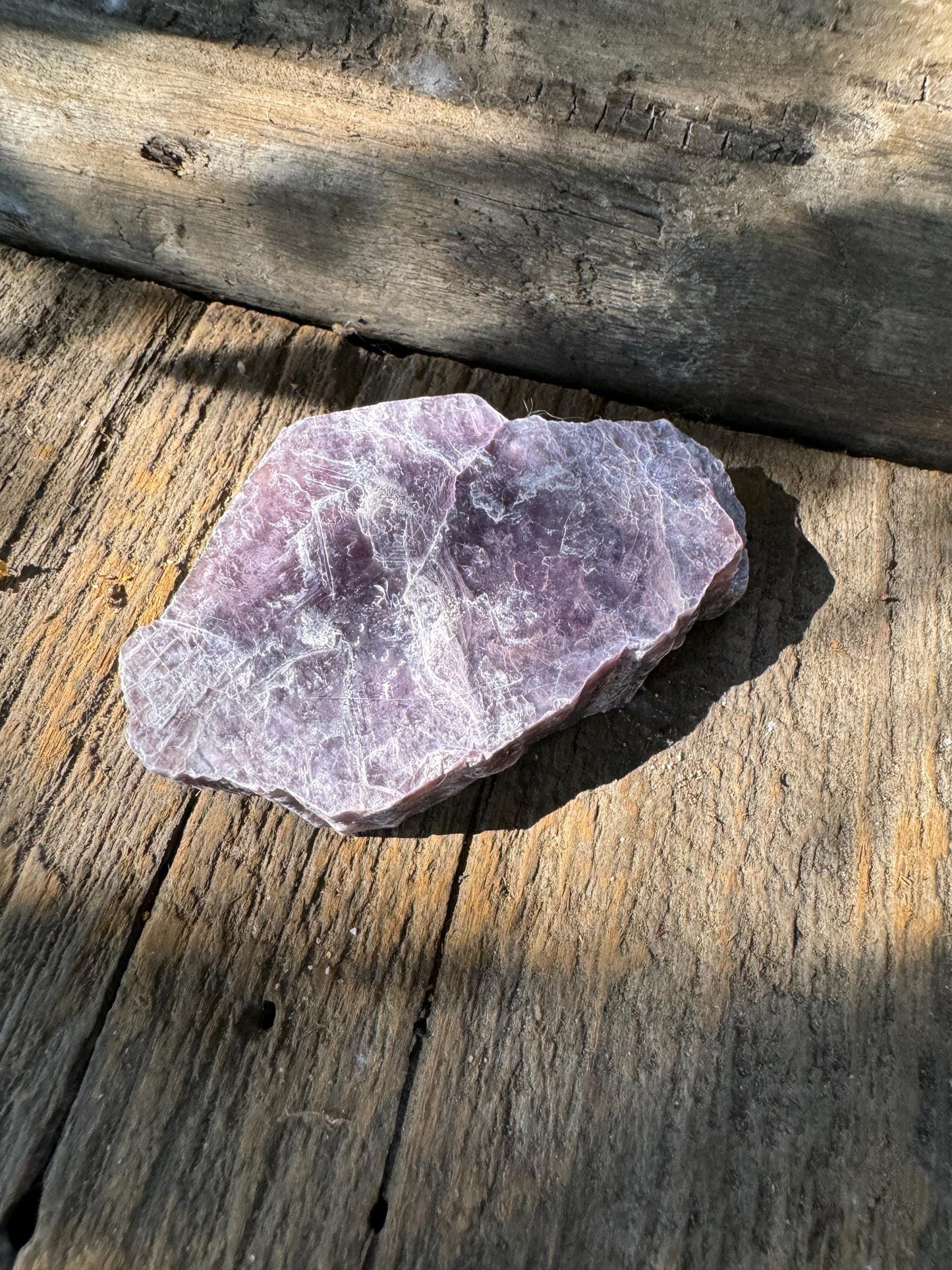 Beautiful Raw Lepidolite Specimen From Minas Gerais Brazil 47.8g Lithium Mineral Crystal