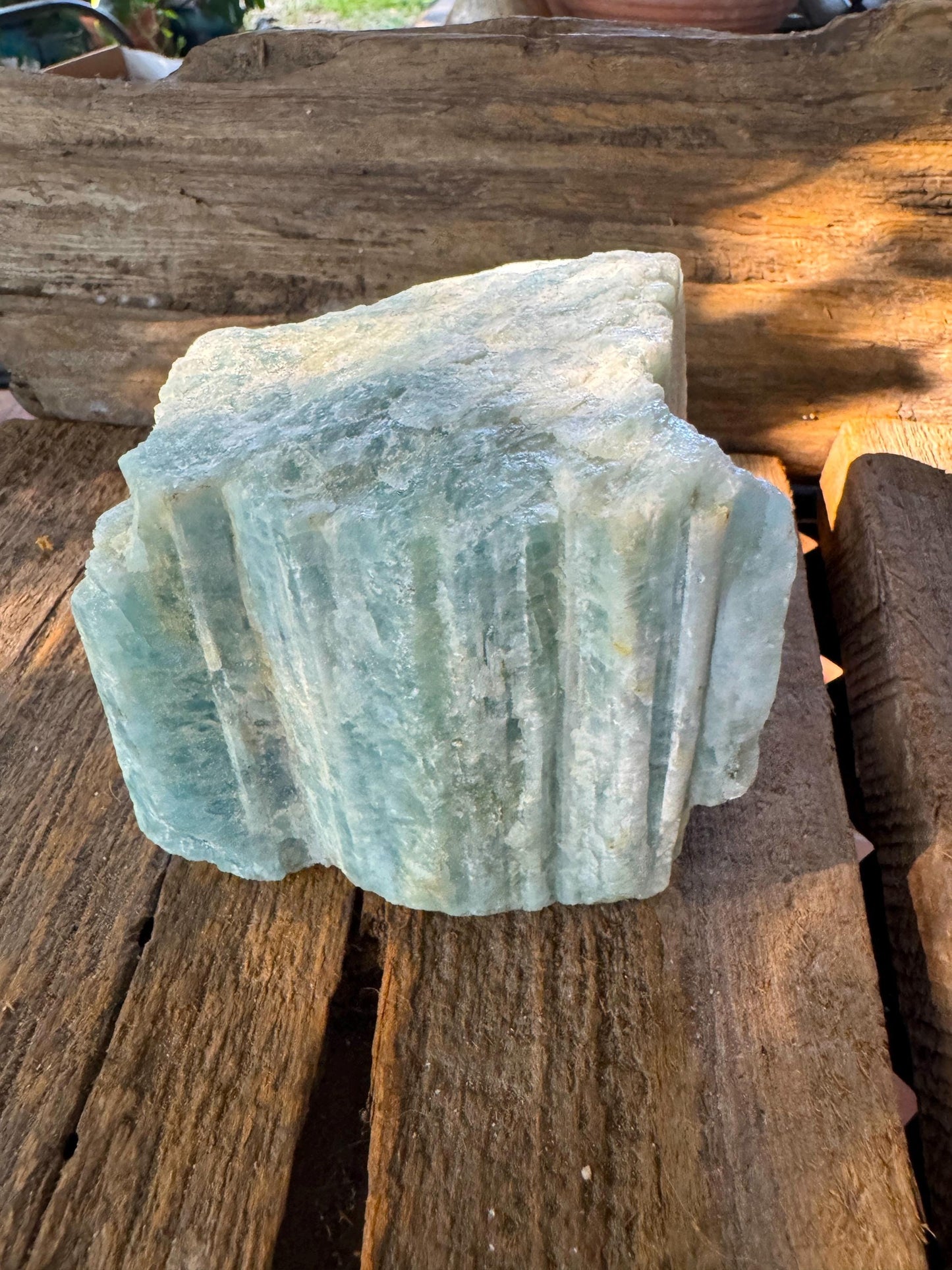 Aquamarine/Beryl Crystal from Minas Gerais Brazil 794g 1lb 12oz Specimen Mineral Crystal