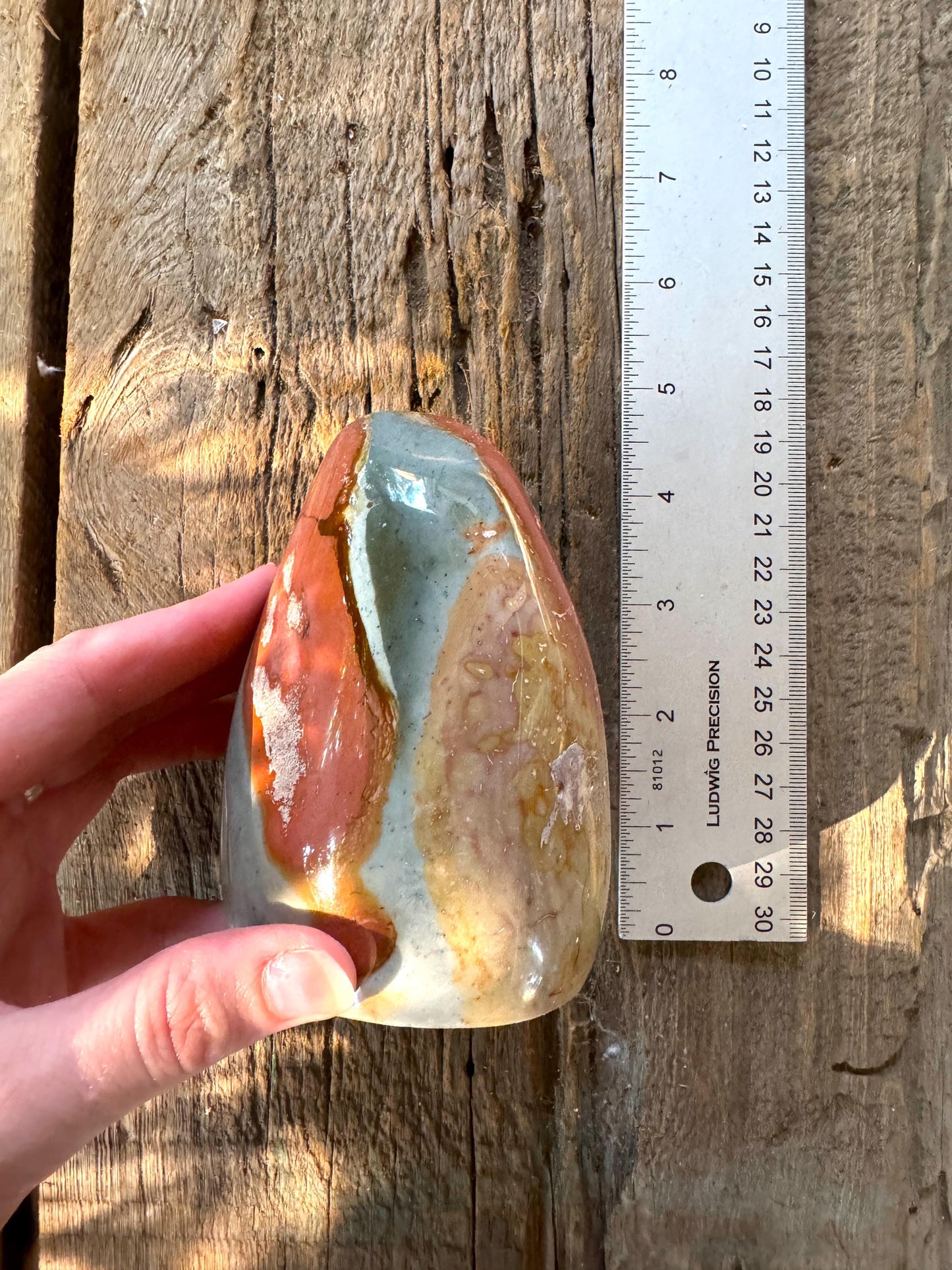 Polychrome Jasper Free Form 734g 1lb 9.9oz Specimen From Madagascar