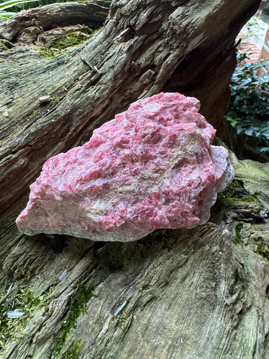 Beautiful Natural Rhodonite Specimen 432g From Minas Gerais Brazil Mineral Crystal