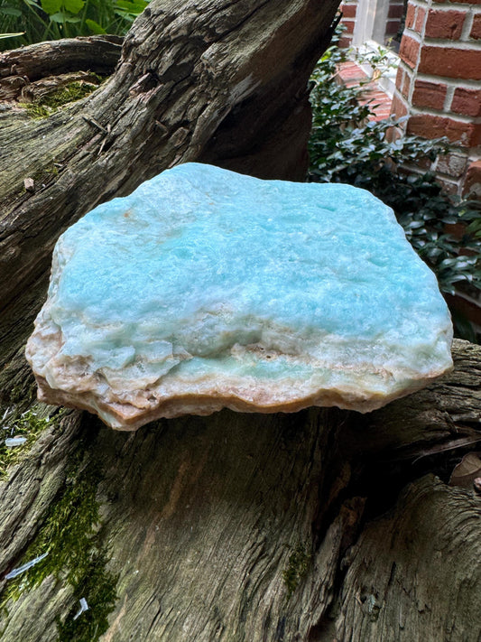 Raw Blue Aragonite Specimen From Afghanistan 177.3g Crystal Mineral