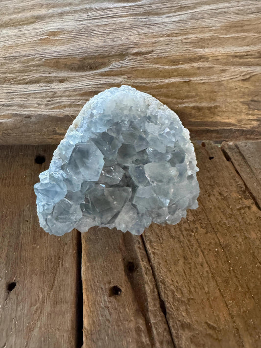 Sparkly Blue Celestine/Celestite Geode 340g Specimen, Madagascar