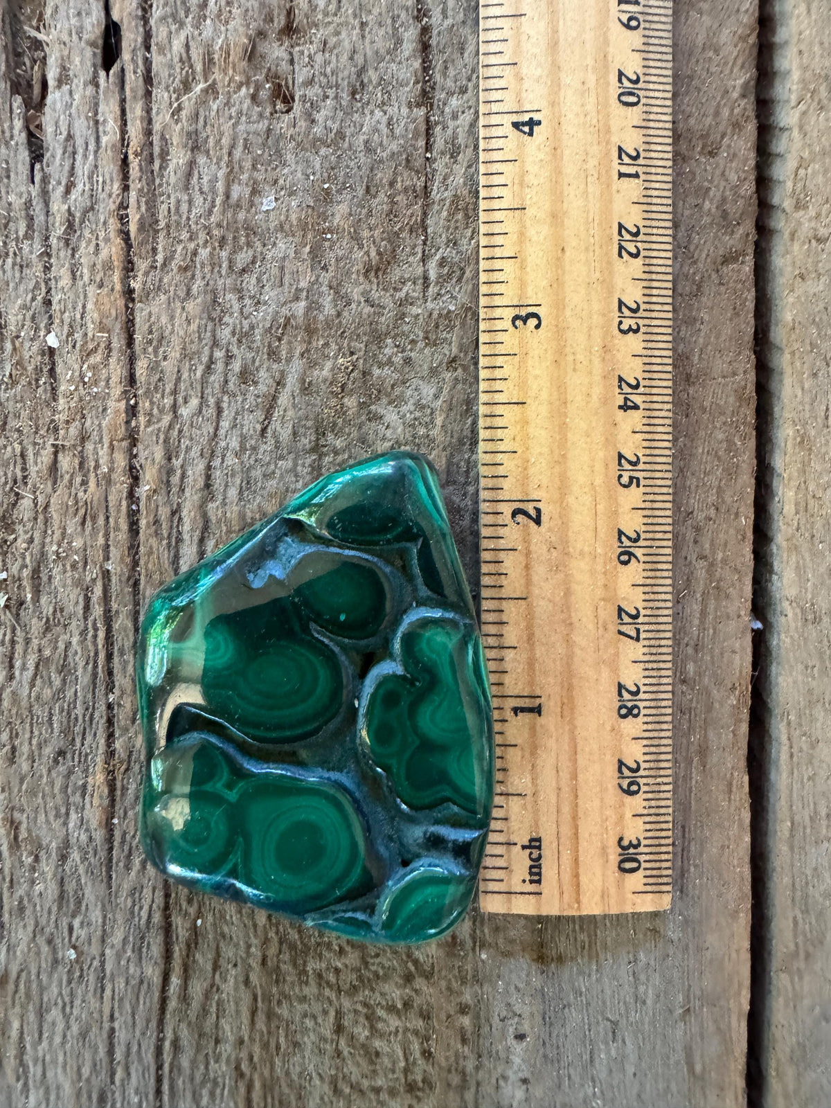 Polished Malachite Specimen: Congo Mineral Display 115.5g Crystal Collector