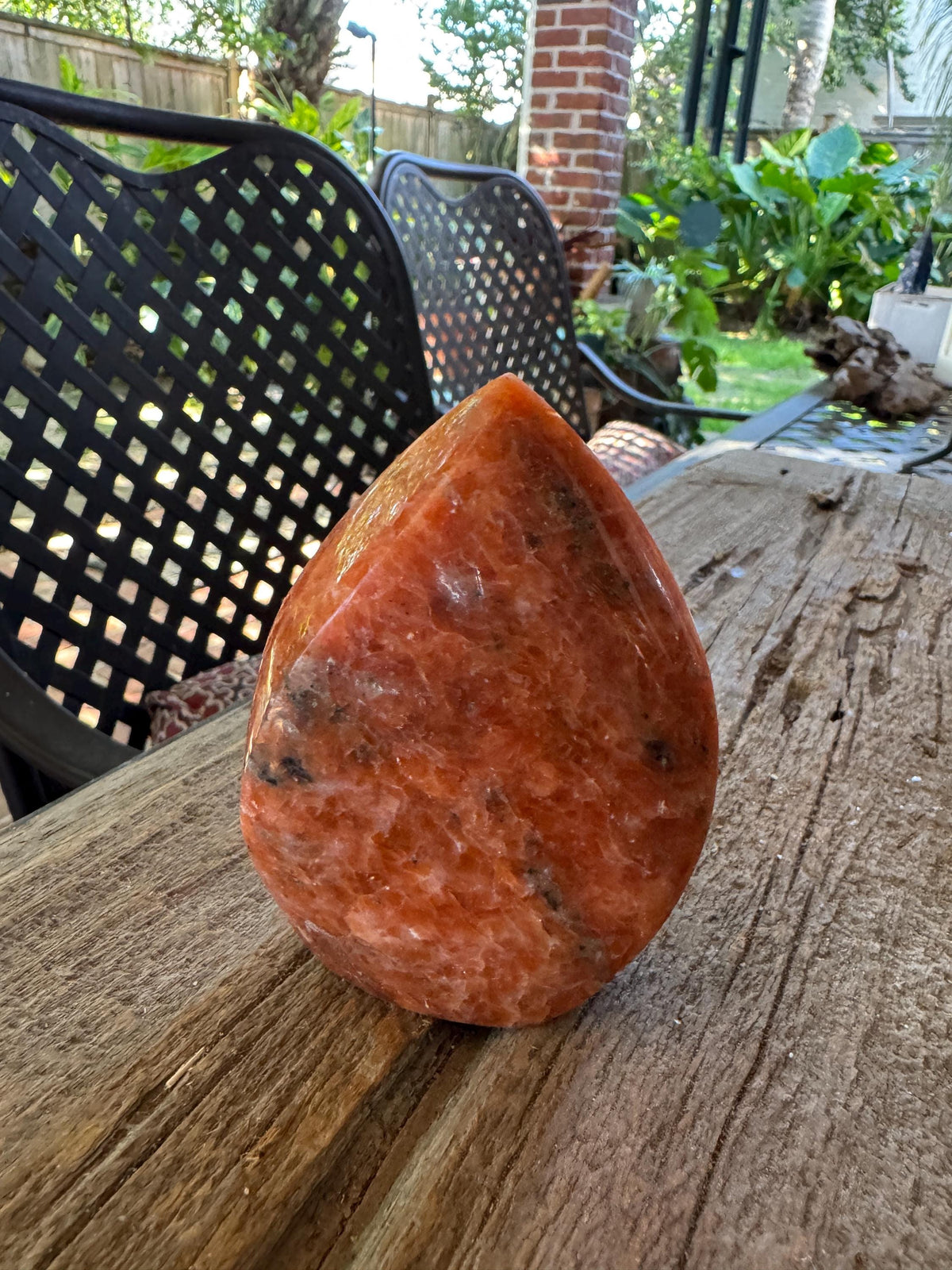 Orange Teardrop from Brazil 364g Specimen Mineral Crystal