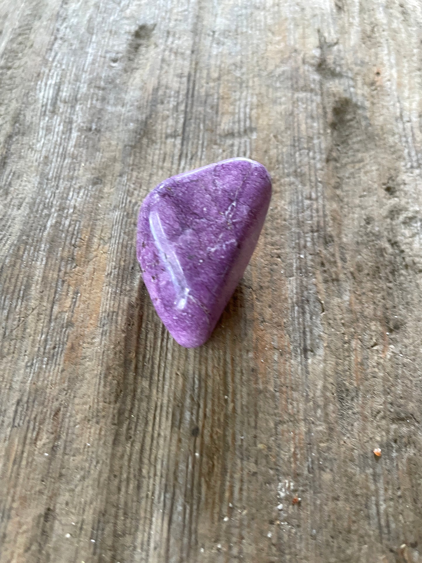 Beautiful Purple Stichtite From South Africa Interchangeable Macrame Pendant for Tumbled Stones