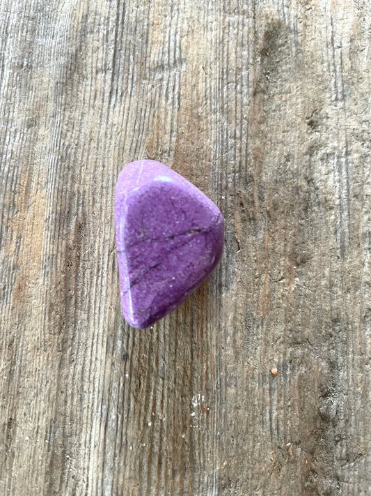 Beautiful Purple Stichtite From South Africa Interchangeable Macrame Pendant for Tumbled Stones