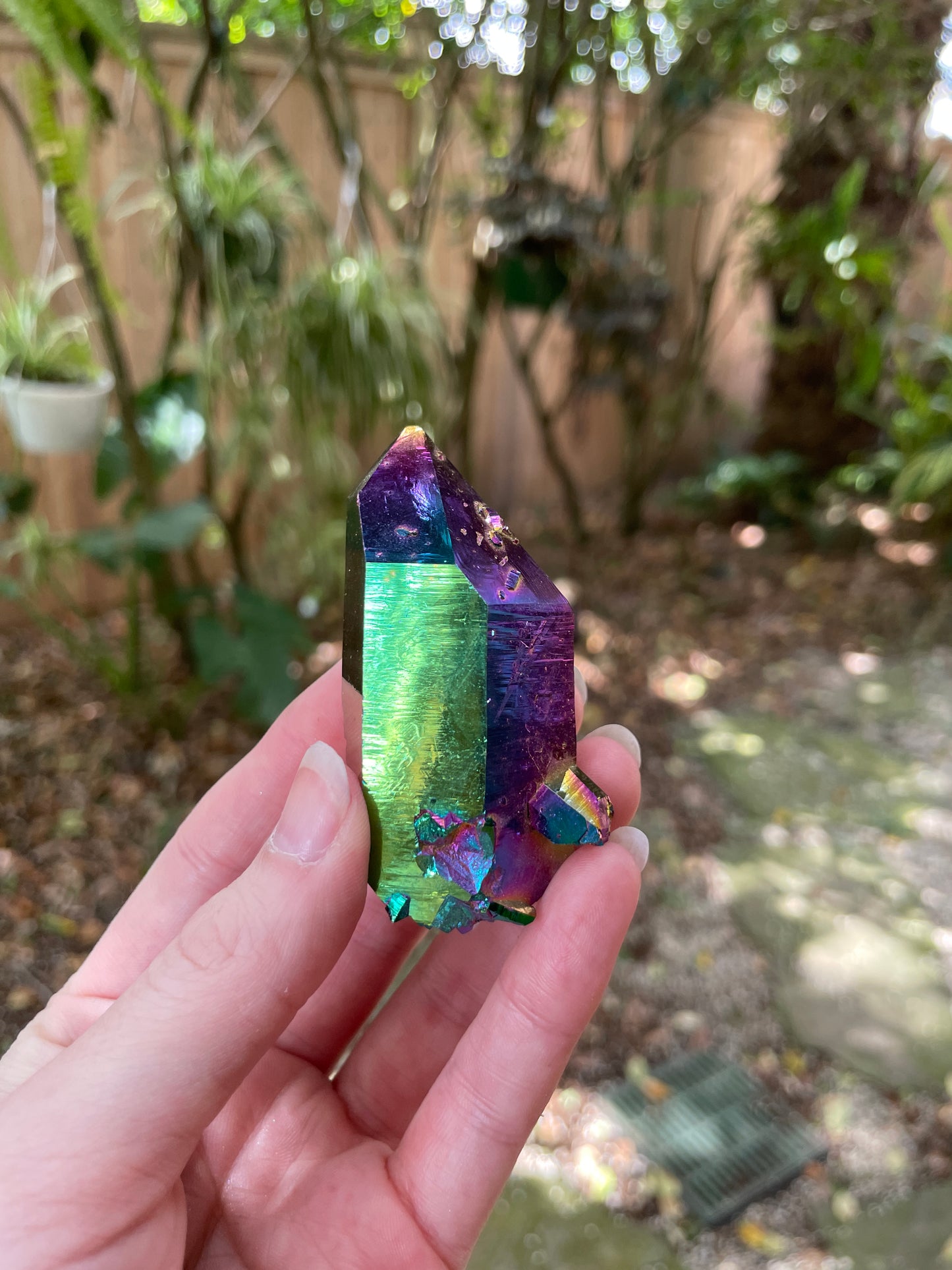 Quality Titanium Aura Quartz Double Terminated Arkansas Quartz Crystals