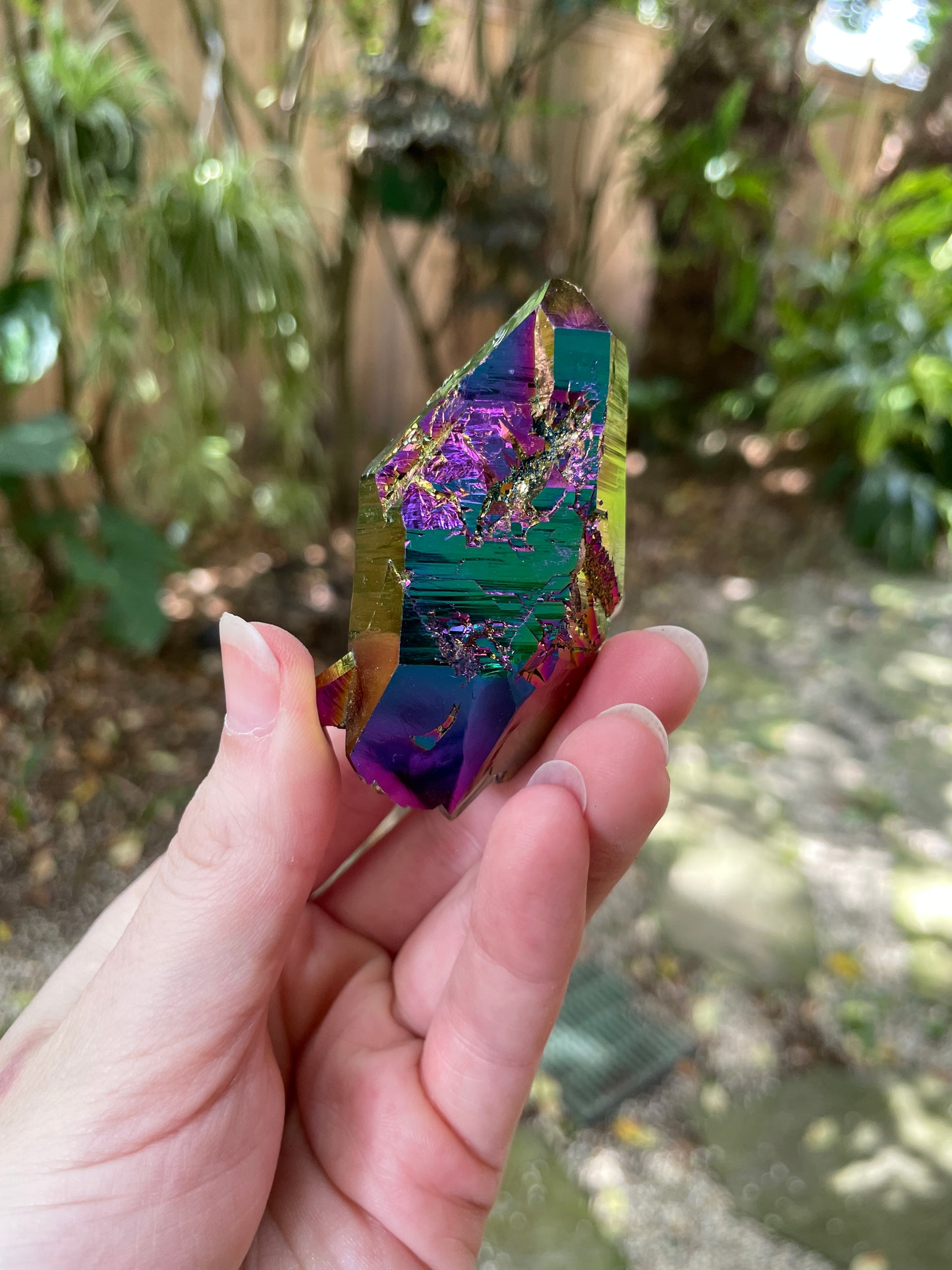 Quality Titanium Aura Quartz Double Terminated Arkansas Quartz Crystals