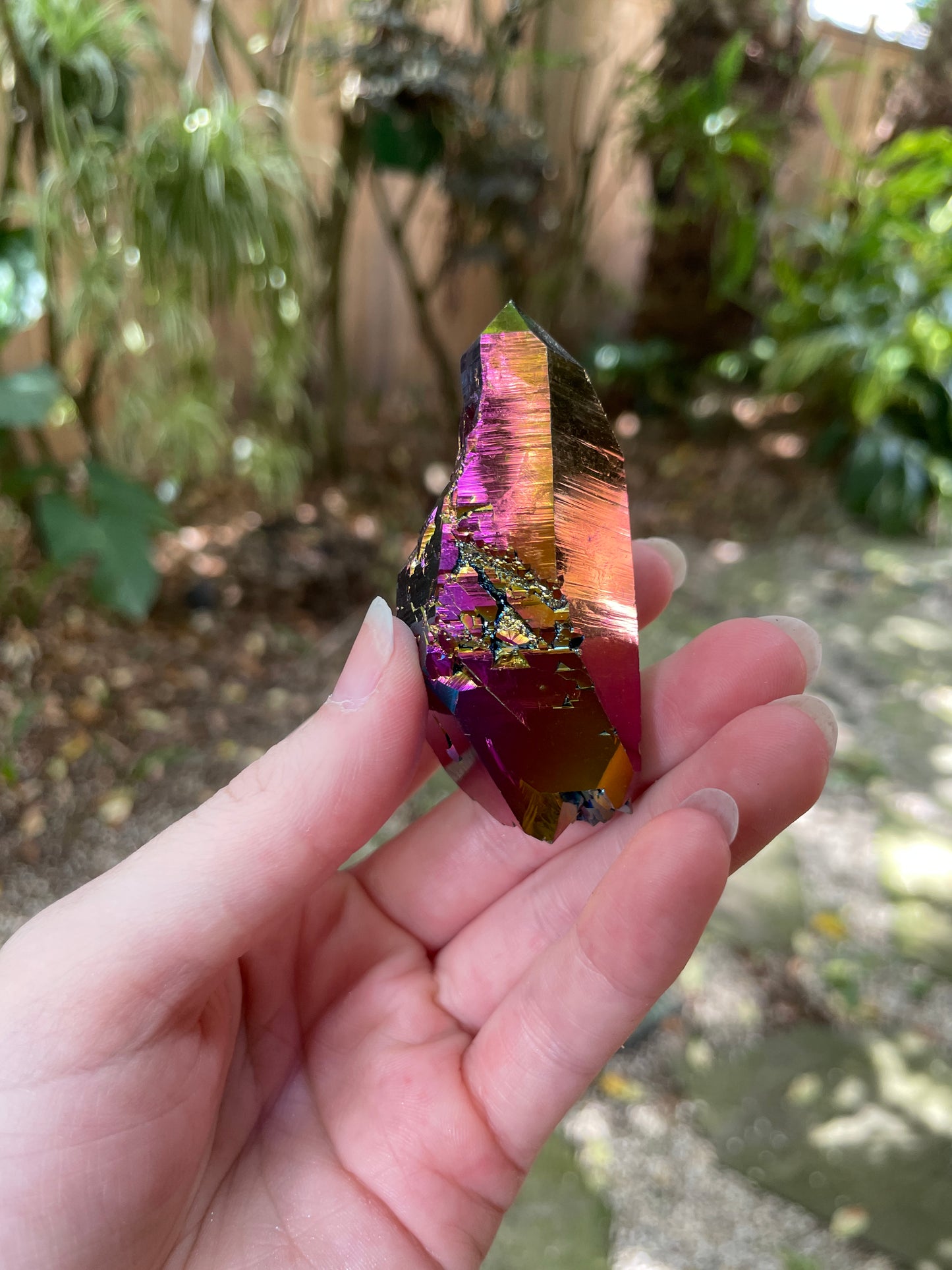 Quality Titanium Aura Quartz Double Terminated Arkansas Quartz Crystals