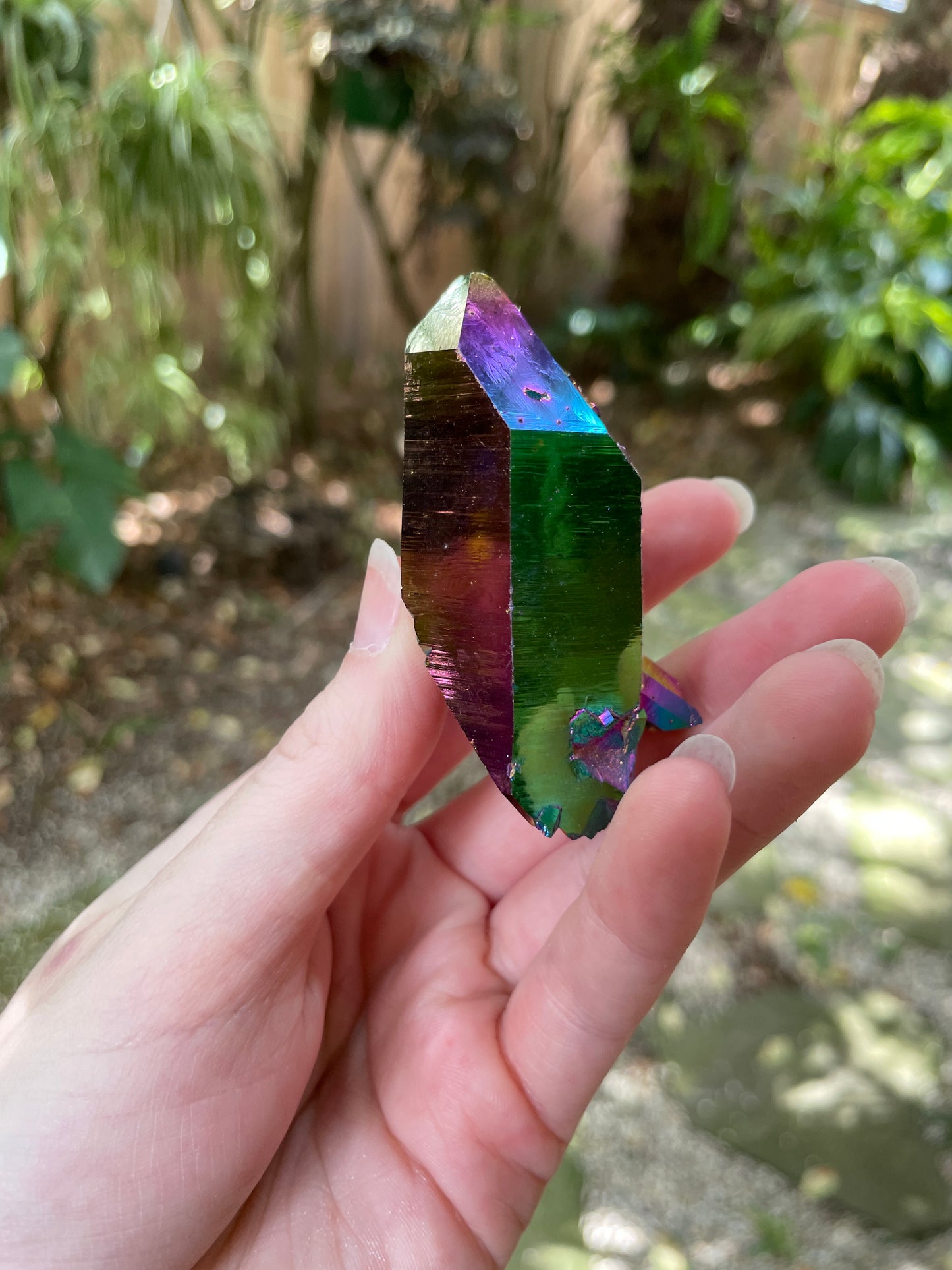 Quality Titanium Aura Quartz Double Terminated Arkansas Quartz Crystals