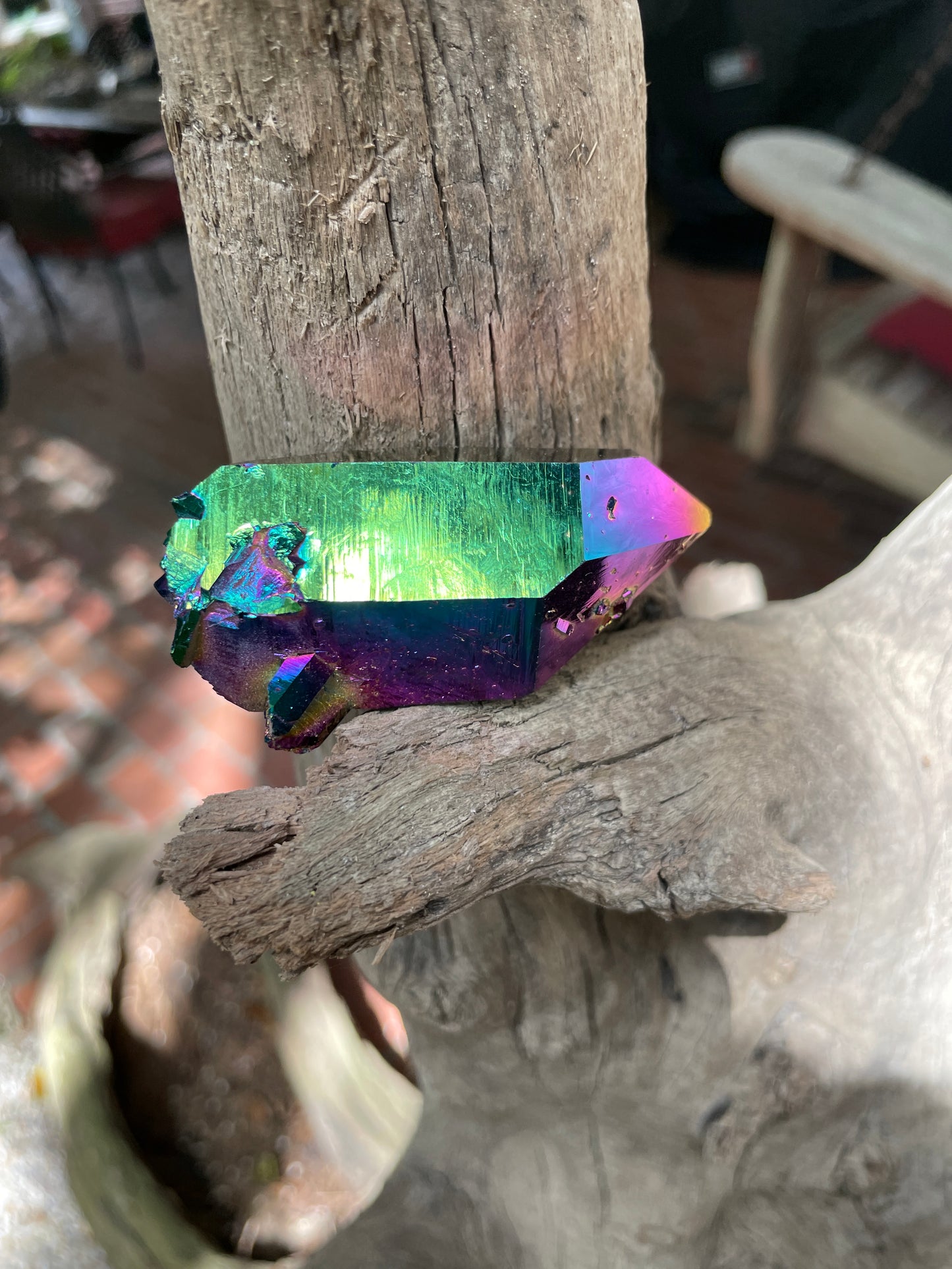 Quality Titanium Aura Quartz Double Terminated Arkansas Quartz Crystals