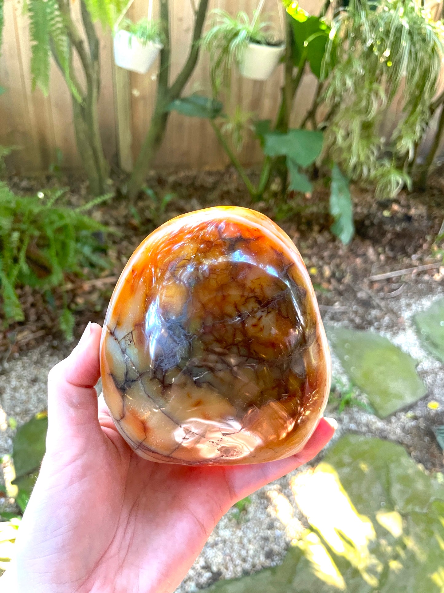 Carnelian Free Form Specimen 1066g 2lbs 5.6oz From Madagascar Specimen Crystal