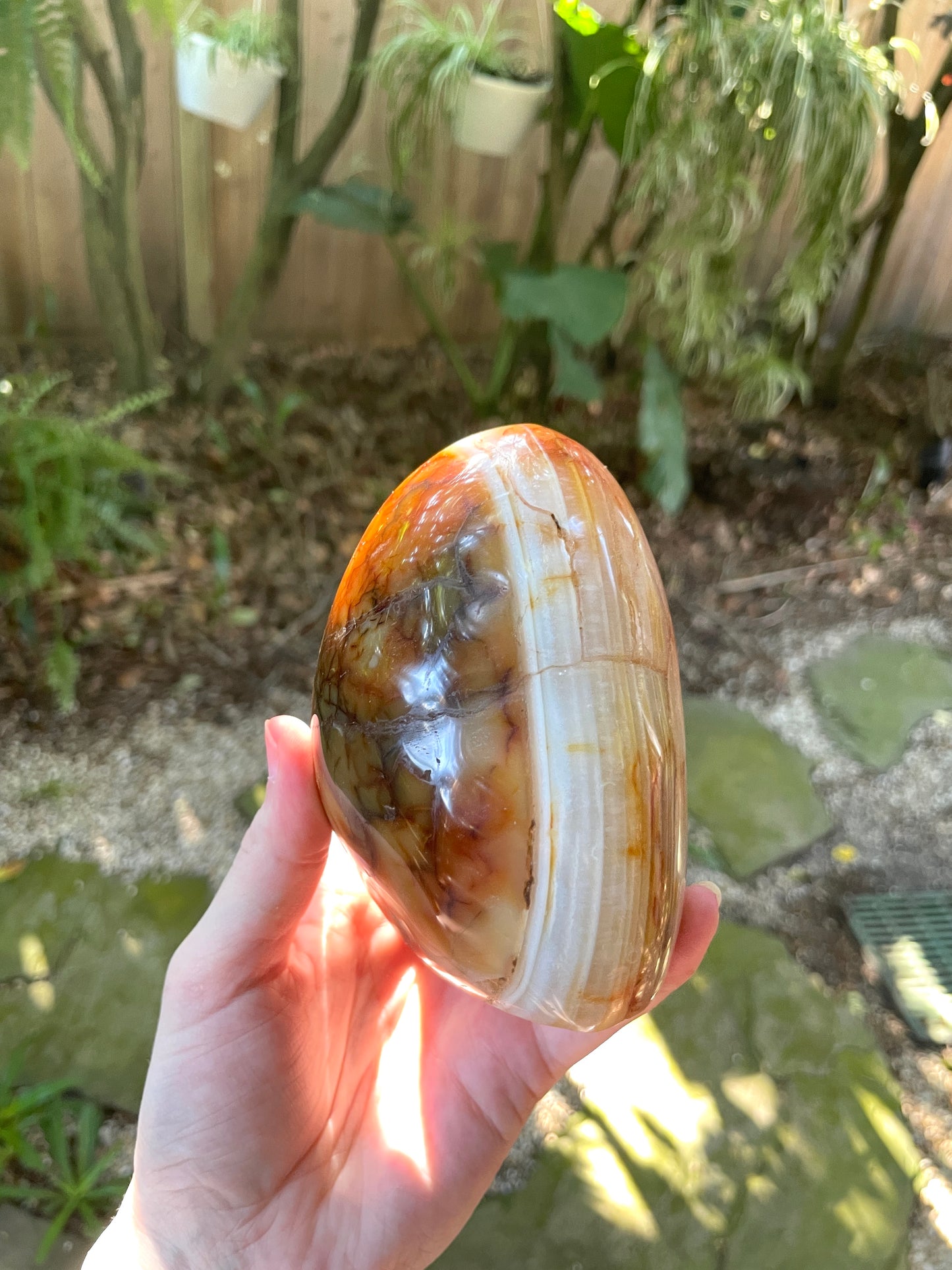 Carnelian Free Form Specimen 1066g 2lbs 5.6oz From Madagascar Specimen Crystal