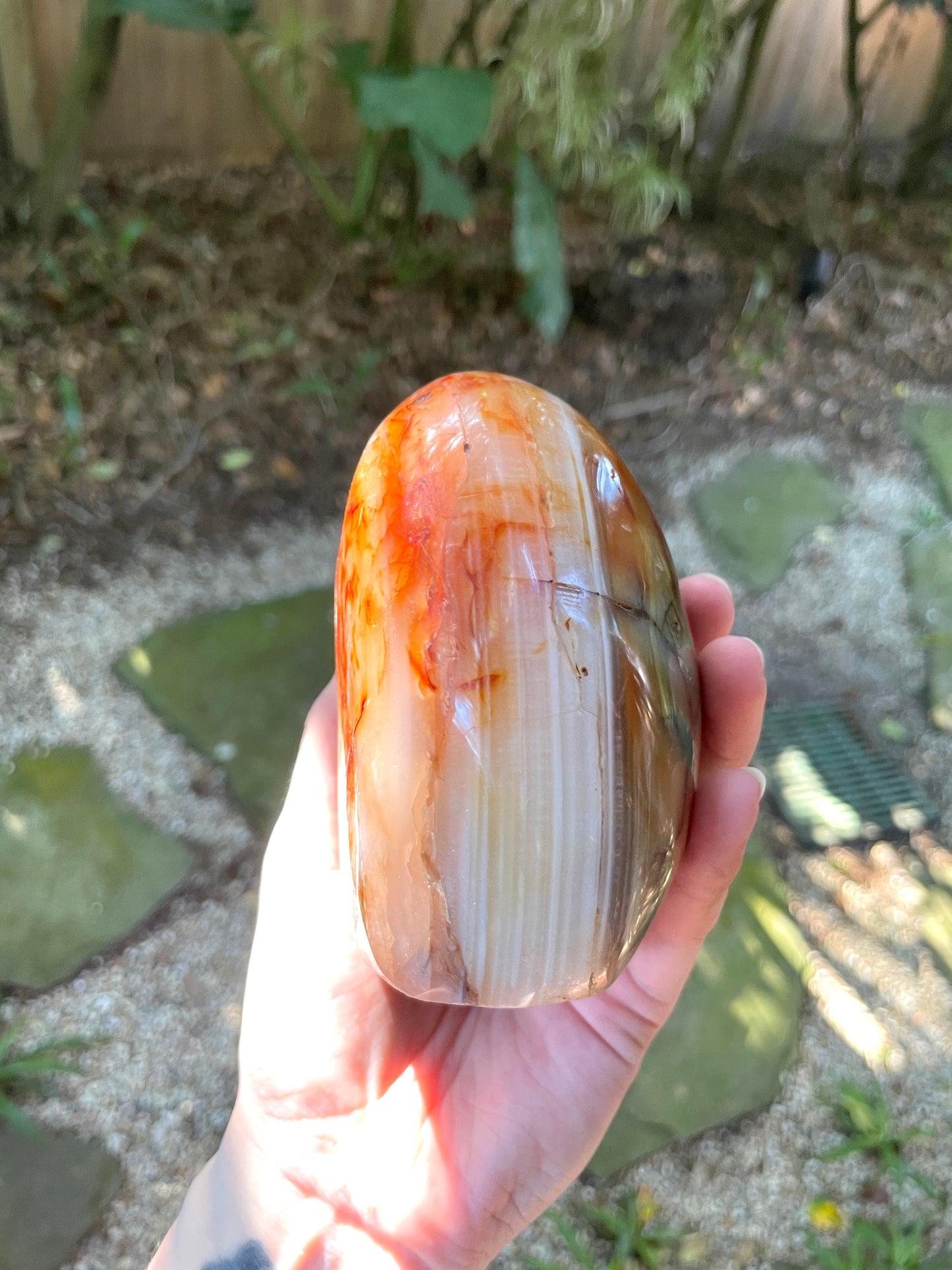 Carnelian Free Form Specimen 1066g 2lbs 5.6oz From Madagascar Specimen Crystal