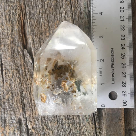 Brazilian Quartz Polished Included Point 325g Minas Gerais