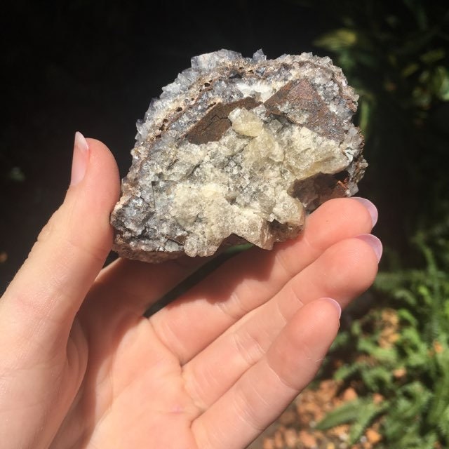 Purple/Green Rogerley Fluorite Crystal Cluster 138g, Diana Marie Mine, England UV reactive and Fluorescent Chakra Reiki Altar