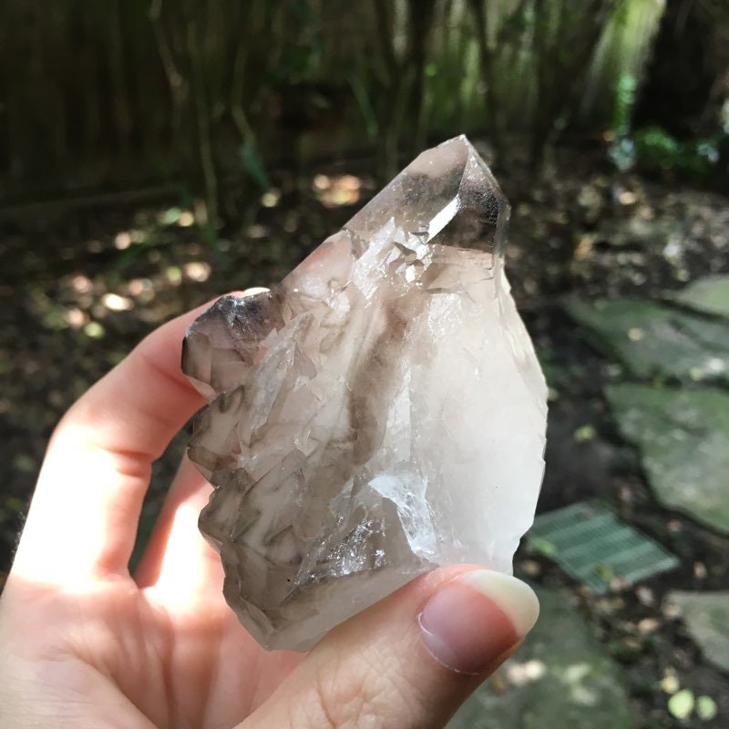 Smokey Elesital Quartz Specimen from Minas Gerais Brazil, 254g