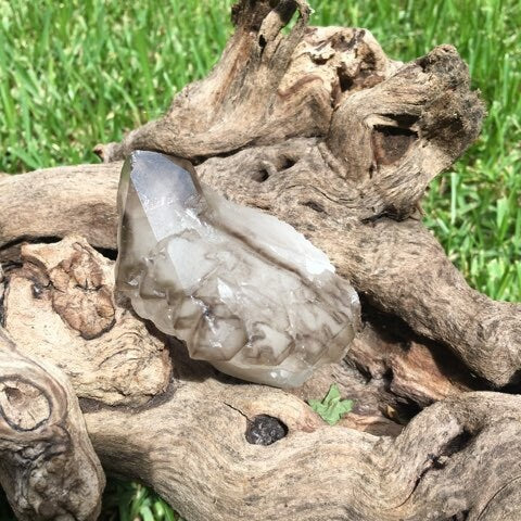 Smokey Elesital Quartz Specimen from Minas Gerais Brazil, 254g