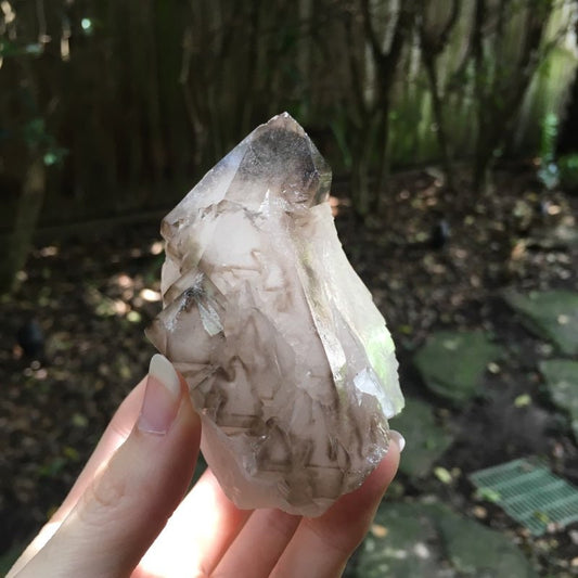 Smokey Elesital Quartz Specimen from Minas Gerais Brazil, 254g