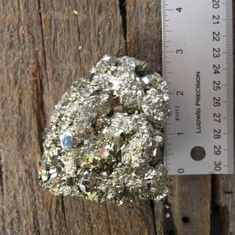 Beautiful Natural Raw Pyrite Crystal Specimen 585g, from Peru