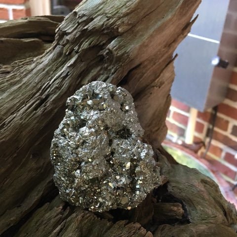 Beautiful Natural Raw Pyrite Crystal Specimen 585g, from Peru