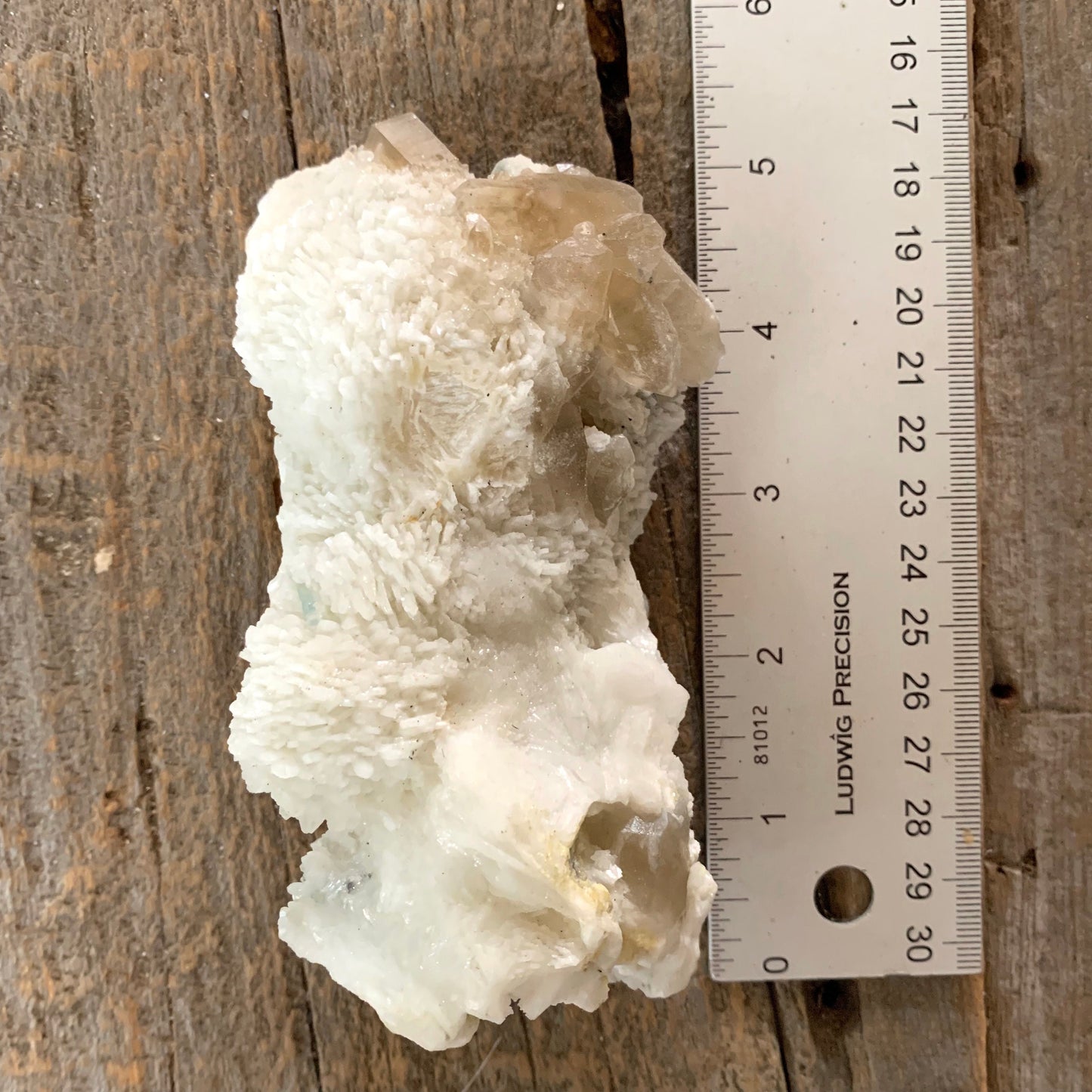 Albite Var Cleavelandite With Citrine Quartz, Mica, Black Tourmaline, and Aquamarine Specimen 365g from Minas Gerais Brazil