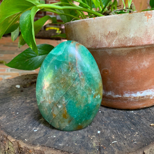 Polished Green Fuchsite Free Form 660g Specimen From Madagascar