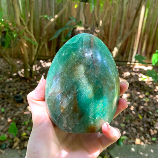 Polished Green Fuchsite Free Form 660g Specimen From Madagascar