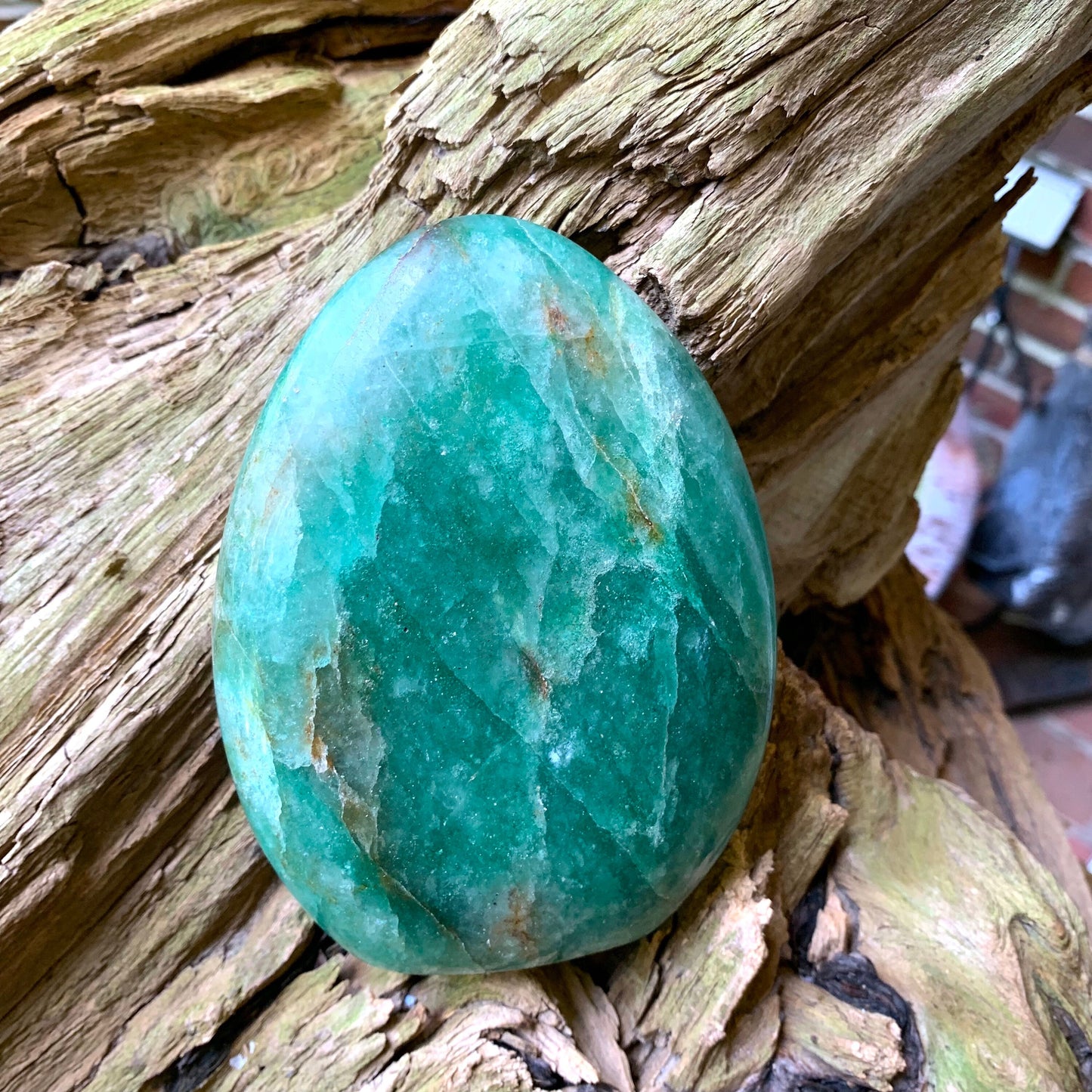 Polished Green Fuchsite Free Form 660g Specimen From Madagascar