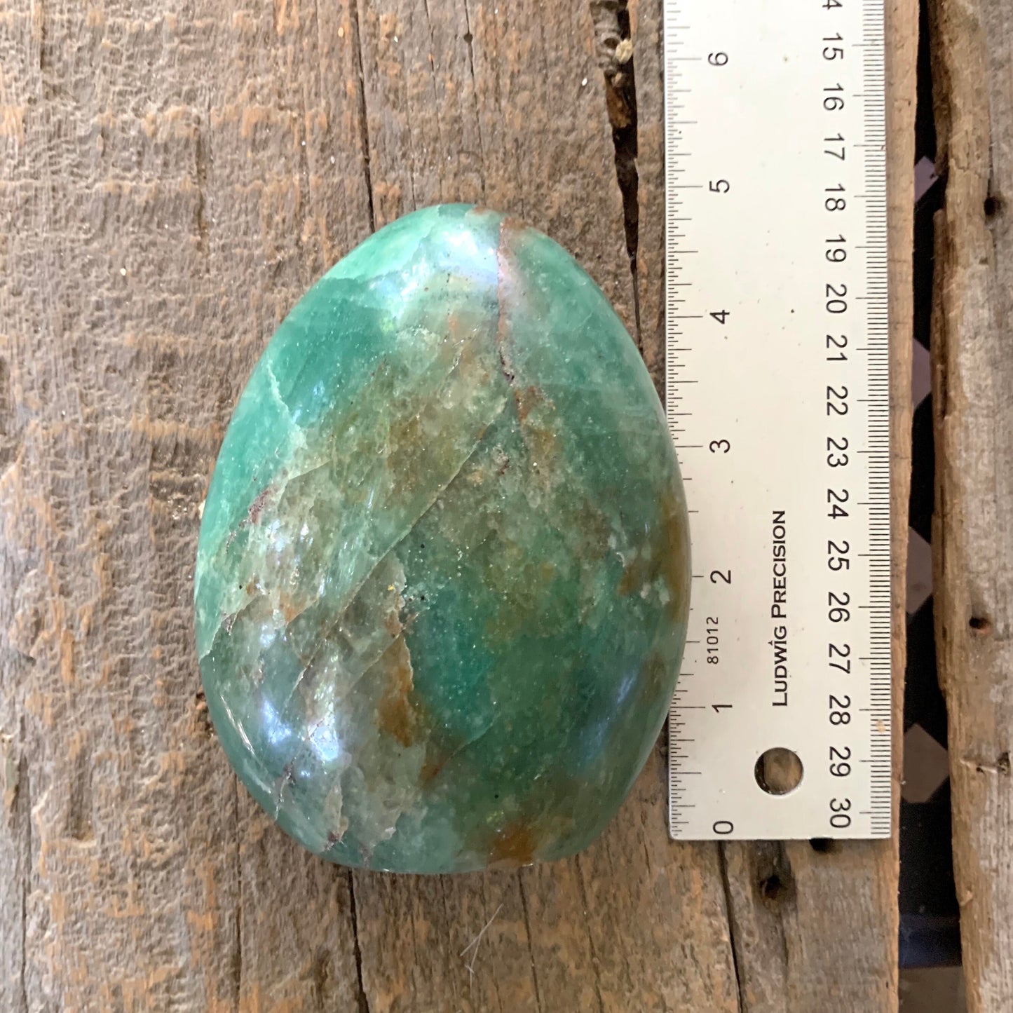 Polished Green Fuchsite Free Form 660g Specimen From Madagascar