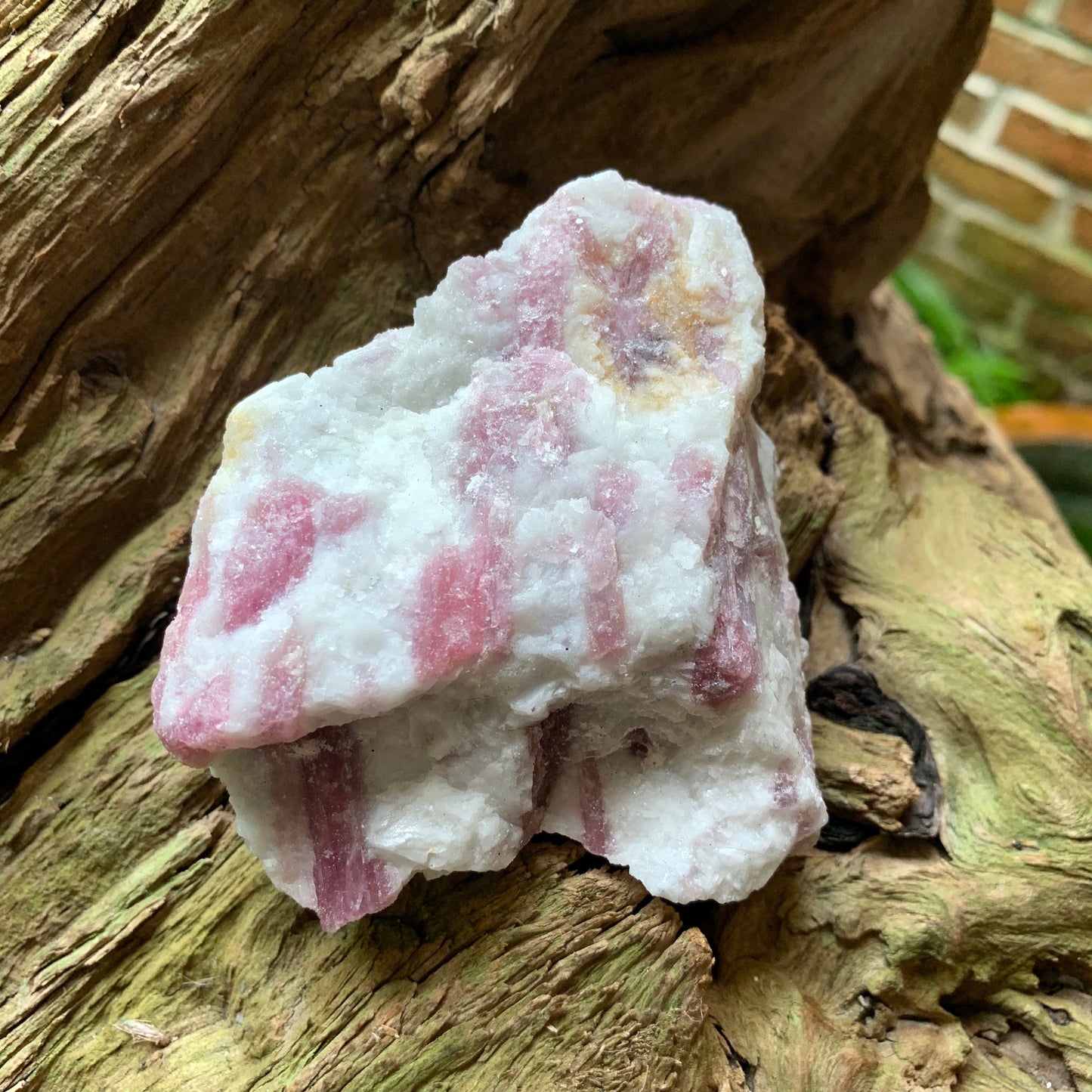 Rubellite/ Pink Tourmaline with Quartz with Lepidolite 232.5g From Minas Gerais Brazil Specimen