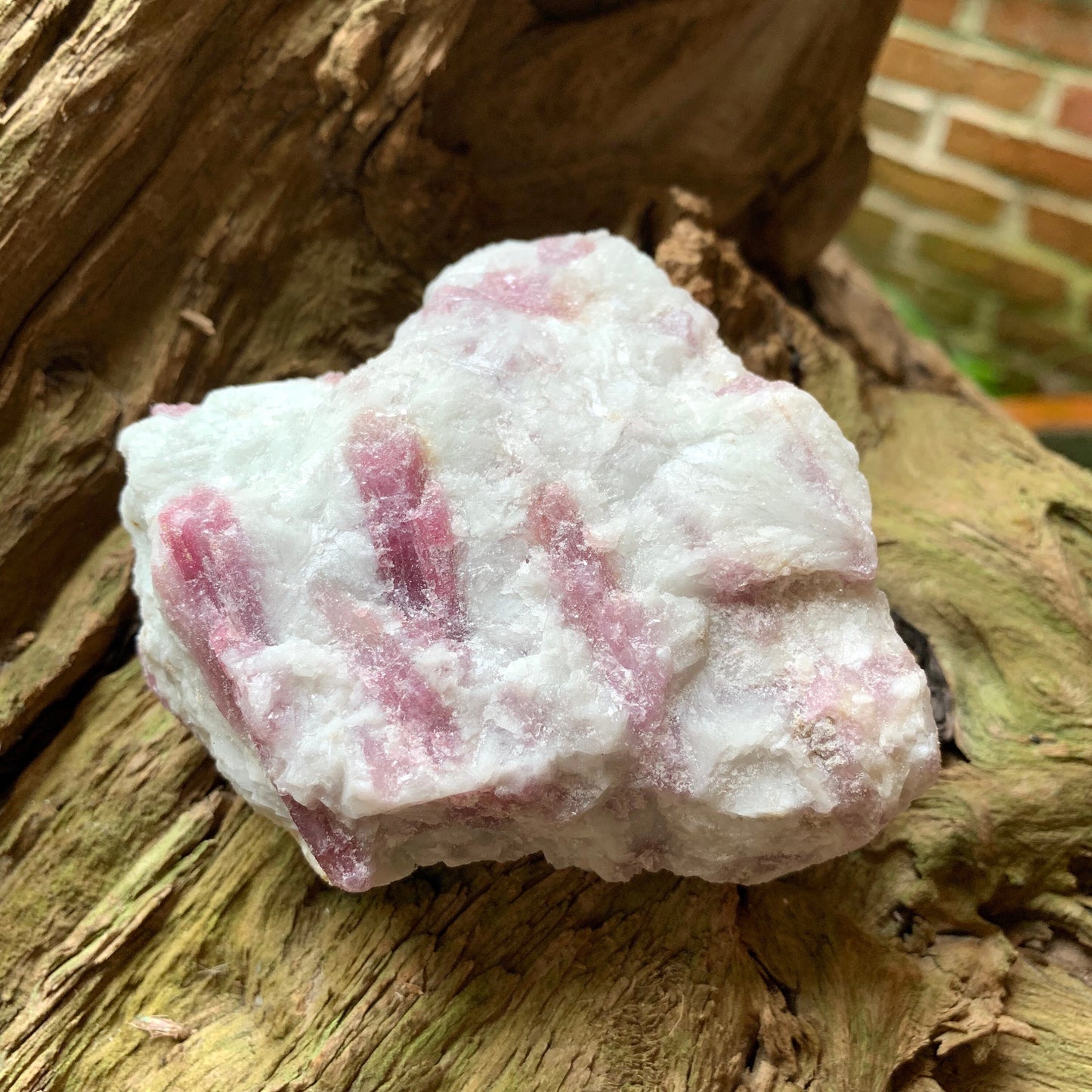Rubellite/ Pink Tourmaline with Quartz with Lepidolite 232.5g From Minas Gerais Brazil Specimen