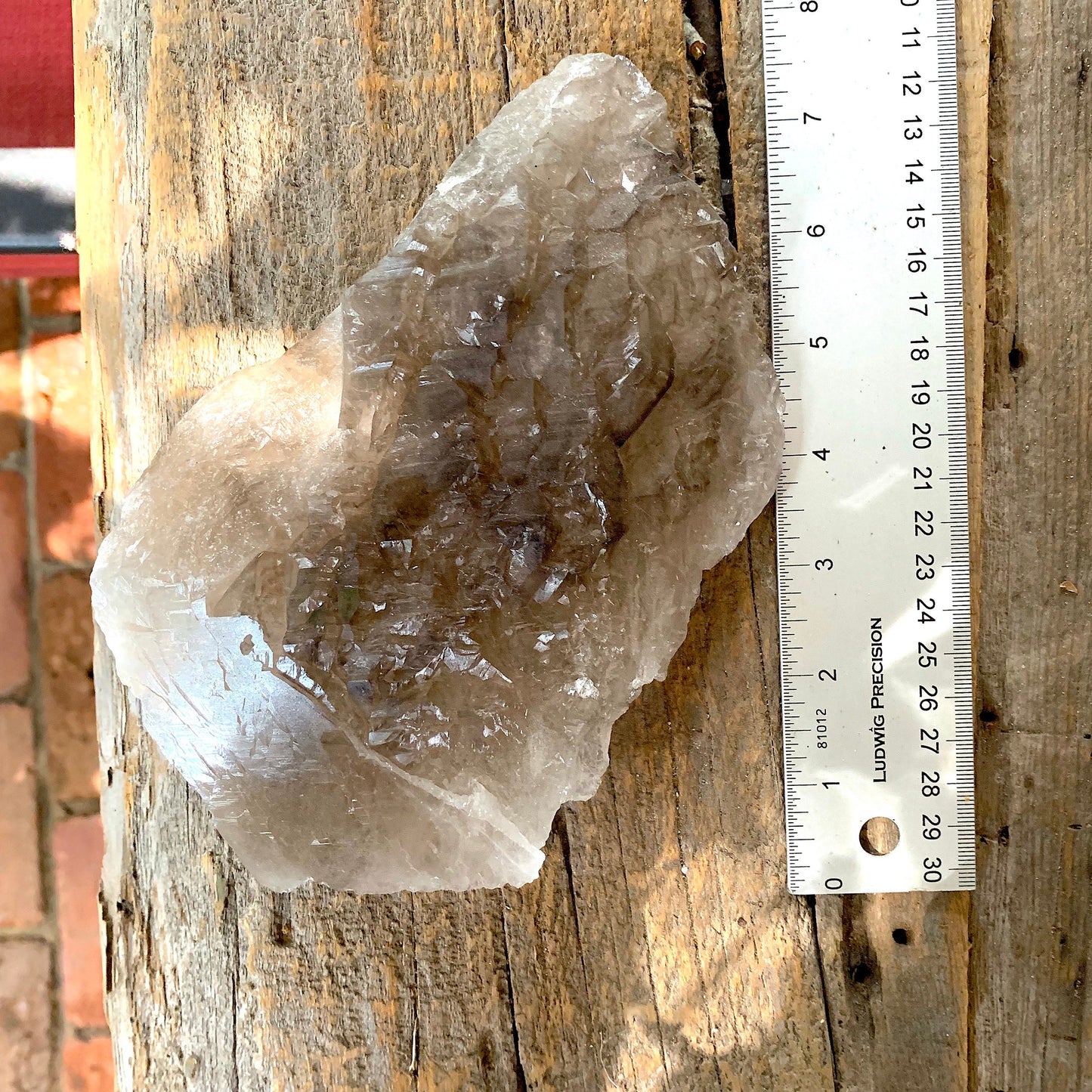 Smokey Elesital Quartz from Minas Gerais Brazil, 780g Specimen Collection Reiki